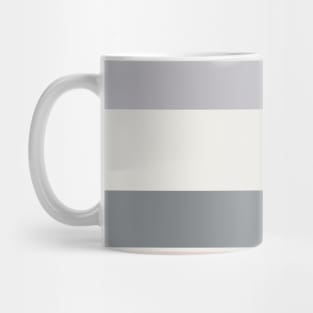 A marvelous package of Very Light Pink, Philippine Gray, Silver and Lotion Pink stripes. Mug